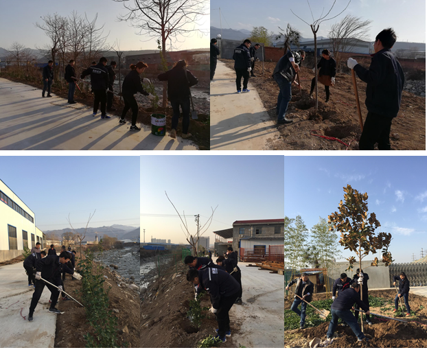 寶雞捷銳“迎春風(fēng)，綠家園”植樹節(jié)(圖1)
